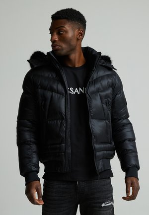 GENTRAZZI PUFFER BOMBER JACKET - Winterjas - jet black