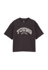Trükipildiga T-särk - dark grey