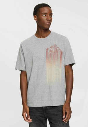 RELAXED FIT - Print T-shirt - medium grey