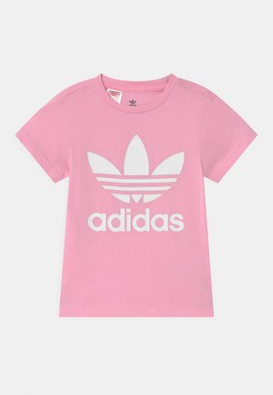 TREFOIL TEE UNISEX - T-shirt con stampa - true pink/white