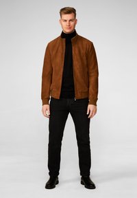 Ricano HENRY - Lederjacke - cognac