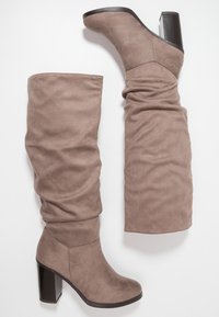New Look Laarzen met hoge hak - light brown