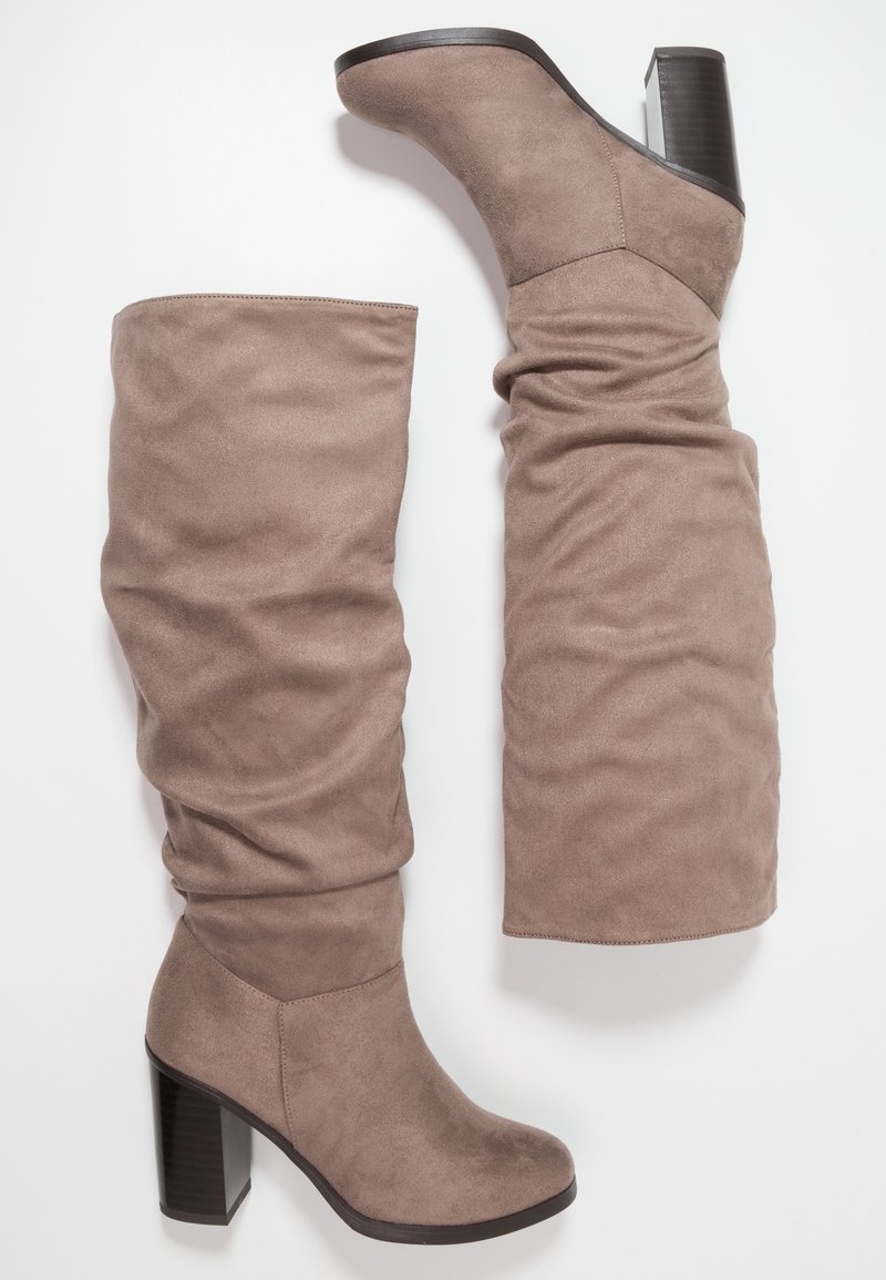 New Look Bottes à talons hauts light brown/marron clair