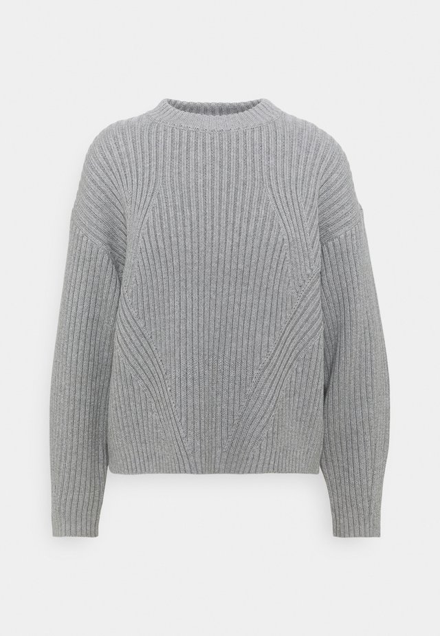 JUMPER - Strikkegenser - grey melange
