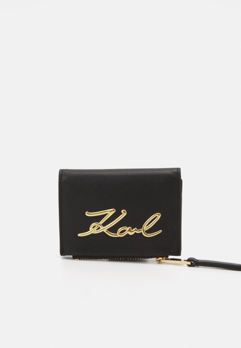 KARL LAGERFELD SIGNATURE 2.0 TRIFOLD ZIP - Wallet - black