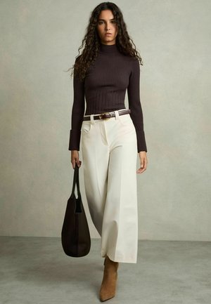 VIENNE HIGH-NECK  - Stickad tröja - burgundy