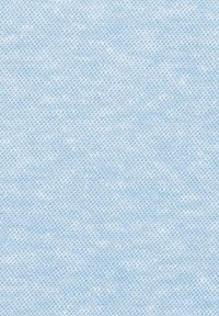 Helles blaues Textil mit einem feinen, strukturierten Muster. Der Stoff wirkt weich und weist ein dezentes, gleichmäßiges Gewebe auf.