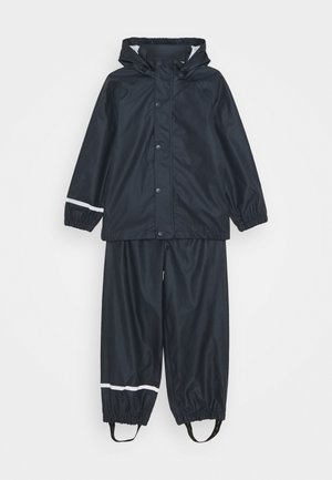 NKNDRY RAIN UNISEX SET - Regenjas - dark sapphire