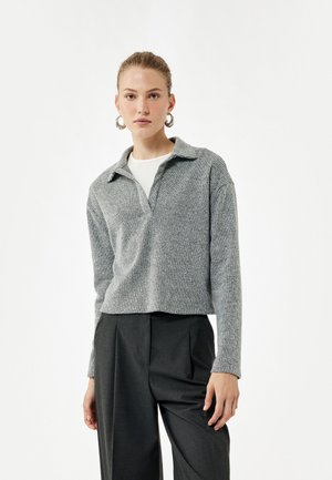 NECK  - Poloshirt - anthracite