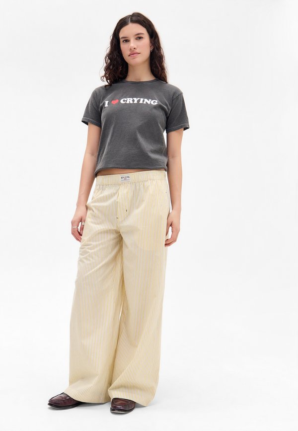 STRIPE STRAIGHT LEG - Trousers4