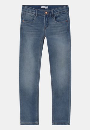 NKFSALLI - Vaqueros slim fit - light blue denim