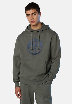 HOODED  - Felpa - city grey