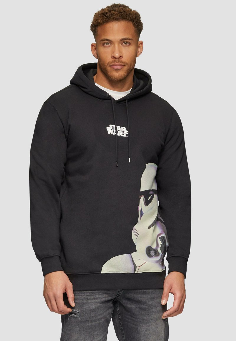 s.Oliver STAR WARS™ PRINT - Hoodie - schwarz