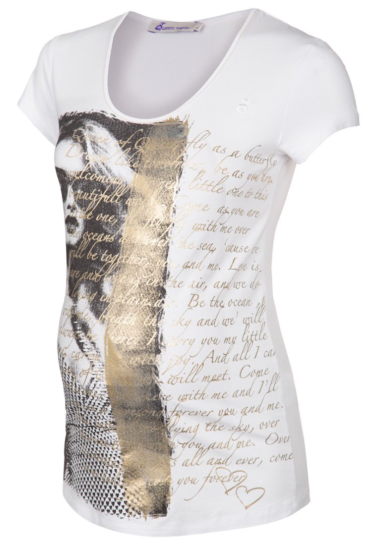 Queen Mum T-shirt print wit