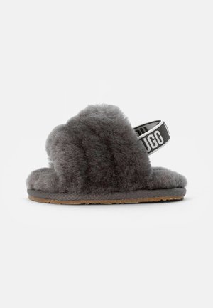 FLUFF YEAH SLIDE AND LOVEY - Riemensandalette - charcoal
