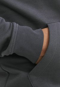 Jack & Jones JACK & JONES HOODIE SWEAT - Felpa con cappuccio - asphalt