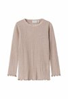 NMFWOSSA - T-shirt à manches longues - shadow gray
