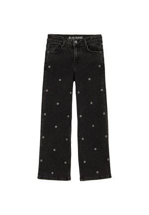 Straight leg jeans - black