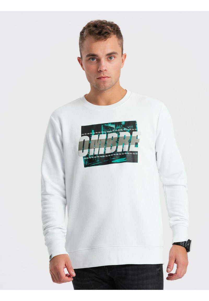 Ombre - Sweatshirt - white, Vergrößern