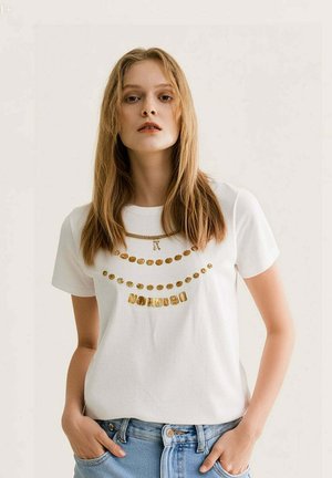 T-shirt con stampa - bianco