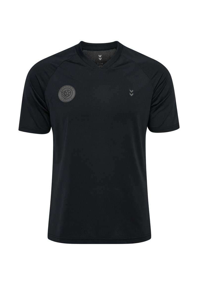 Hummel T-shirt print zwart