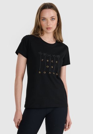 4F, - T-shirt z nadrukiem