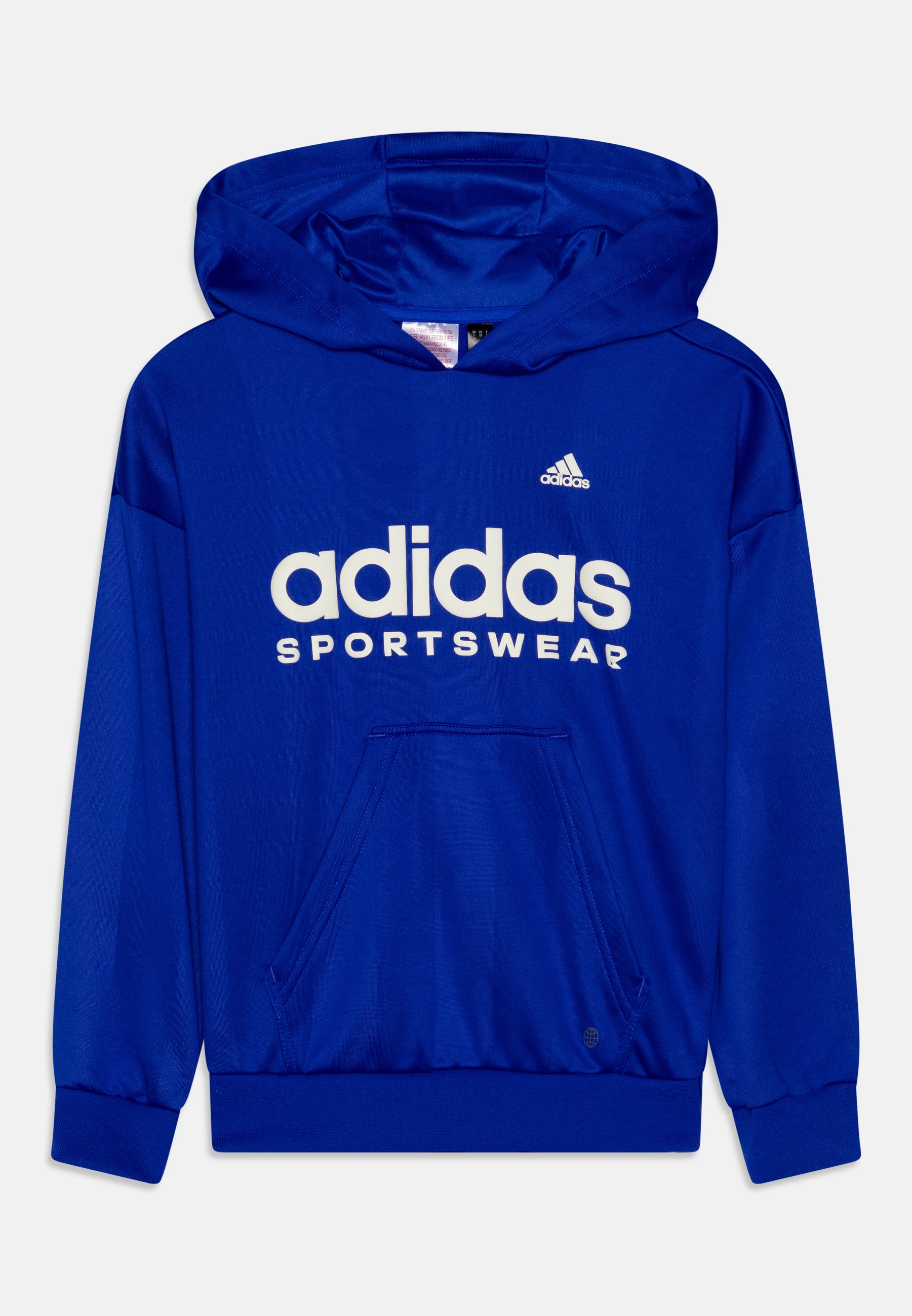 Adidas hoodie blue and white Clearance