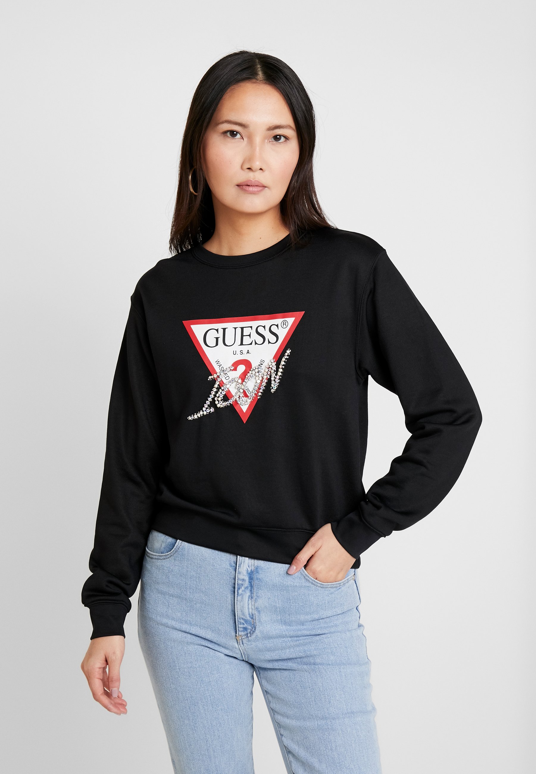 Guess BASIC TRIANGLE - Sweatshirt 