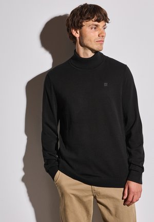 BASIC TURTLENECK - Trui - schwarz