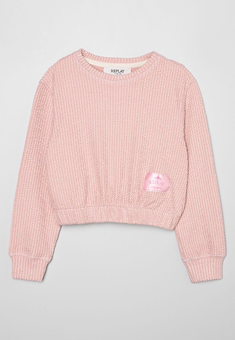 Replay Sweater donkerroze