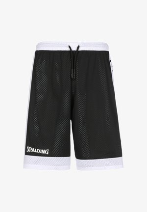 Spalding REVERSIBLE - Kurze Sporthose - black white