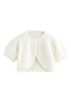 Next REGULAR FIT - SHORT SLEEVE - Kardigán - ecru