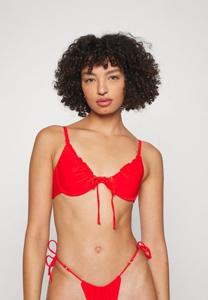 Boux Avenue IBIZA EYELET  - Bikini top - red