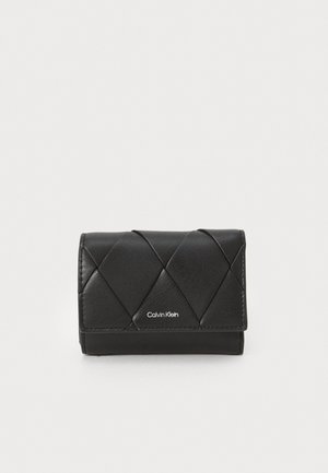 WOVEN SMALL TRIFOLD - Portafoglio - ck black