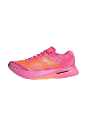 adidas Performance ADIZERO BOSTON 13 - Maanteejooksu jalatsid - lucid pink/lucid orange/iron metallic