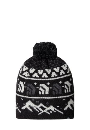 CABIN SKI TUKE - Beanie - tnf black jacquard pom