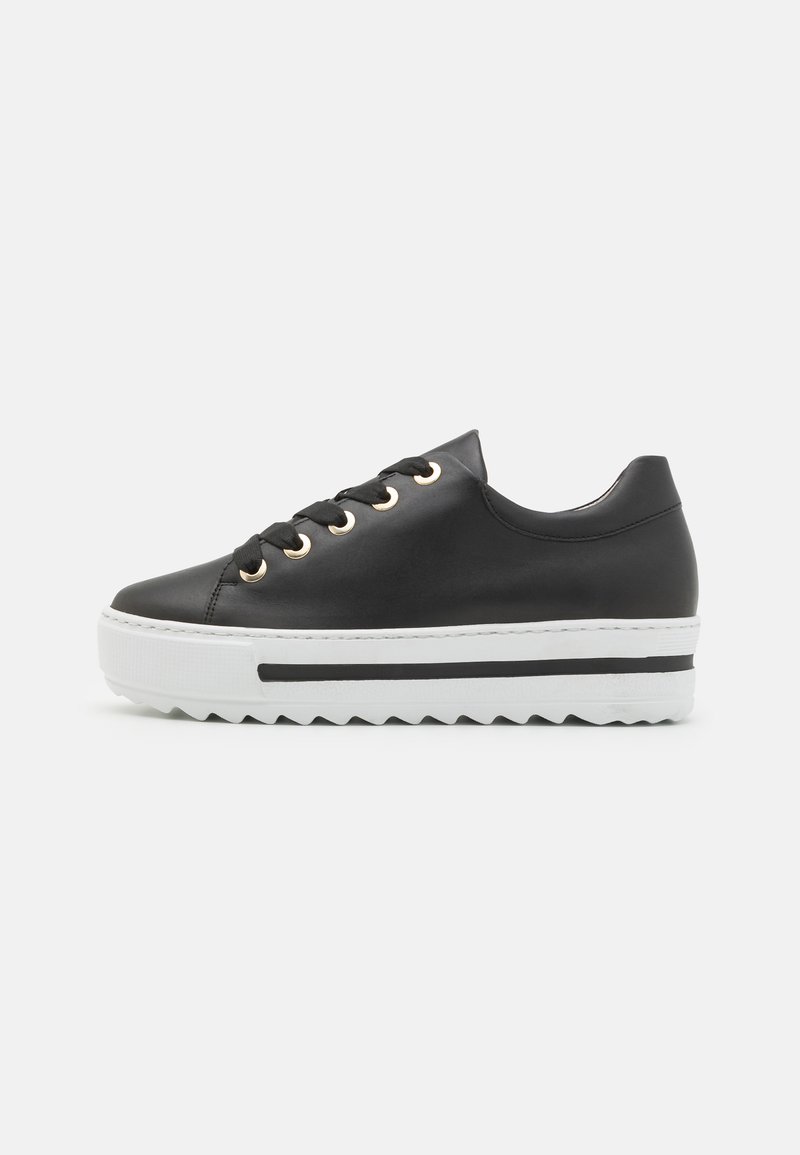 Gabor Comfort Sneakers basse - schwarz/gold