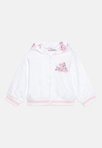 Monnalisa CAPPUCCIO UNIT - Sudadera con cremallera - white