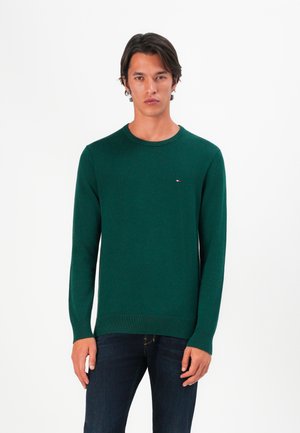 ESSENTIAL CREW NECK - Strickpullover - ornamental green heather