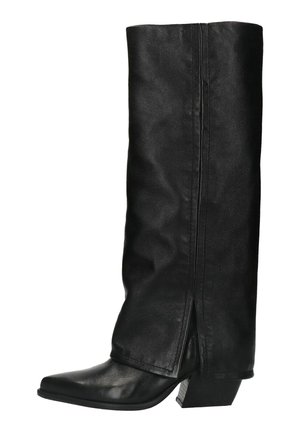 sacha MIT UMSCHLAG - Overknee laarzen - black