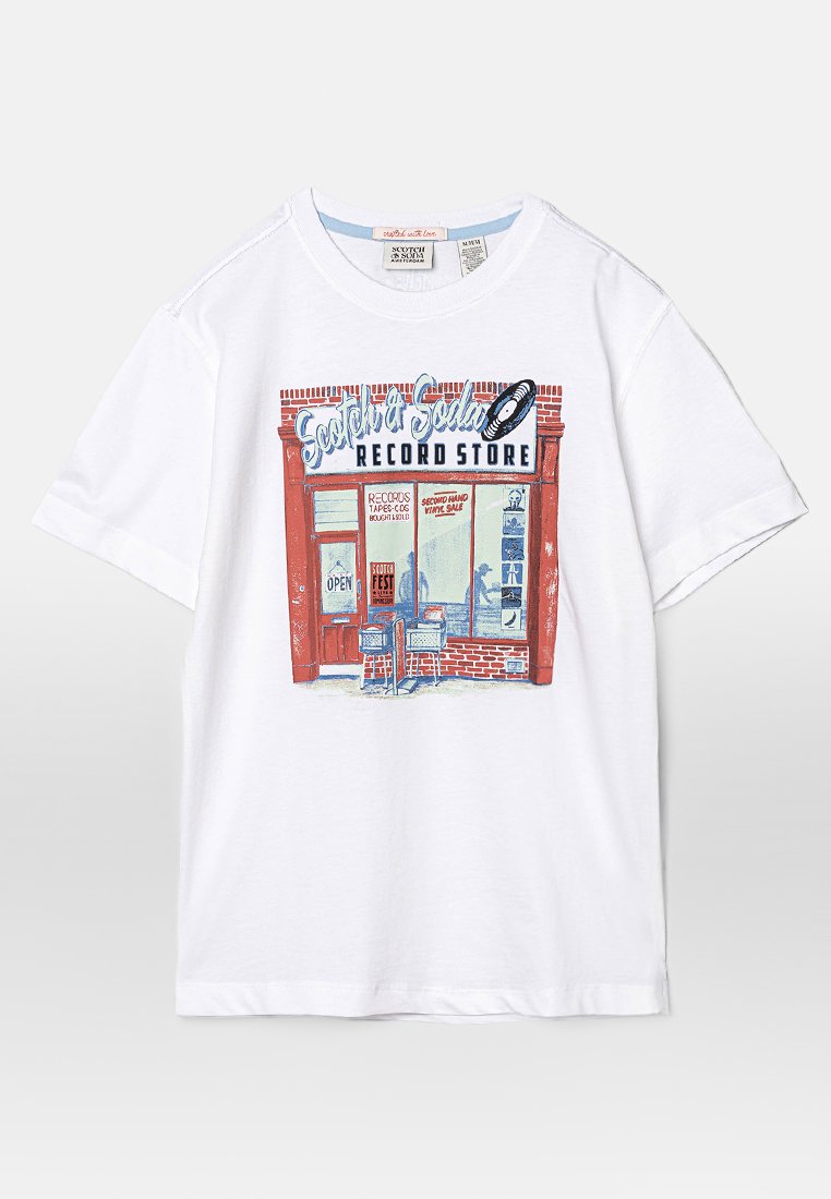 Scotch & Soda T-shirt print wit