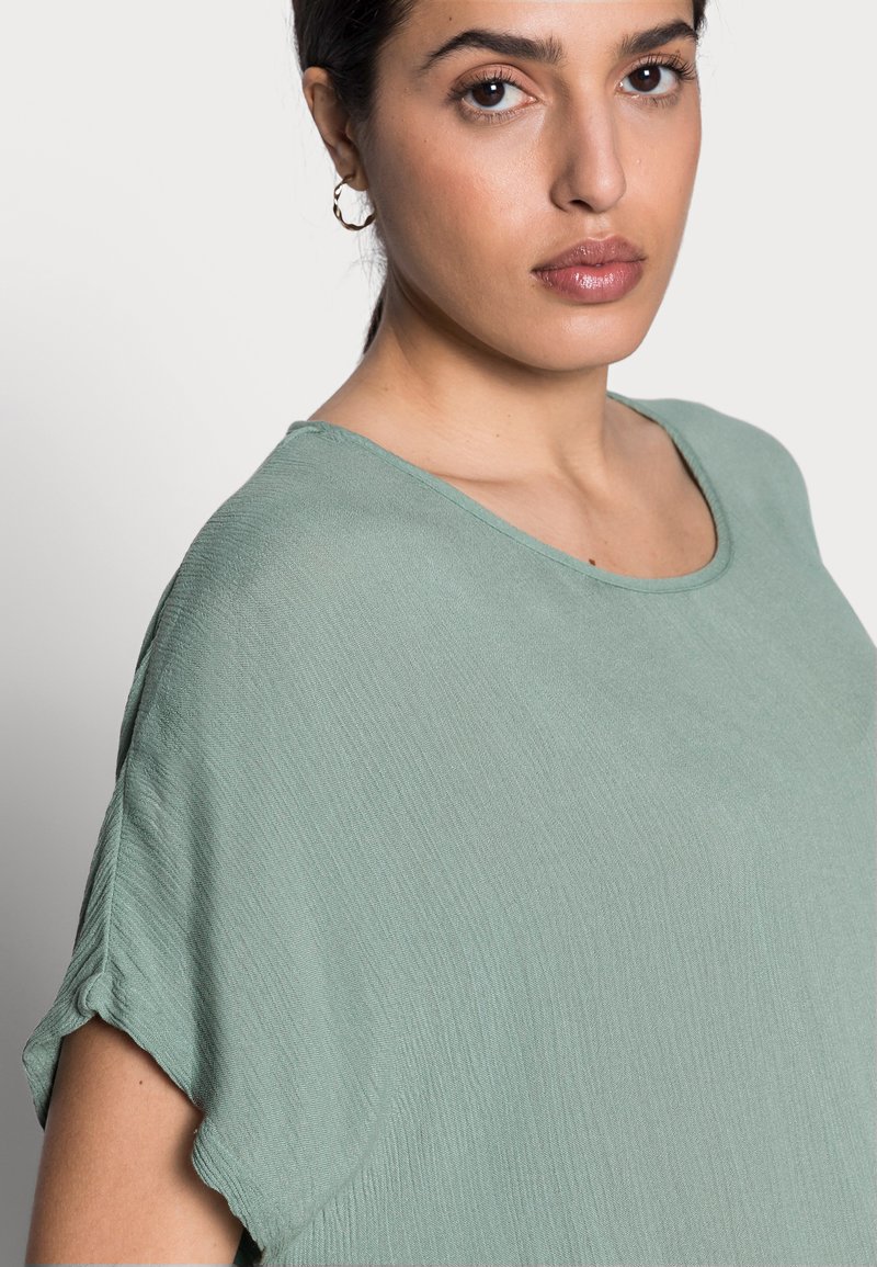 Damen Kleider | Kaffe AMBER STANLEY SS Bluse hedge green/grün - JC36020 Damen Kleider | Kaffe AMBER STANLEY SS Bluse hedge green/grün - JC36020