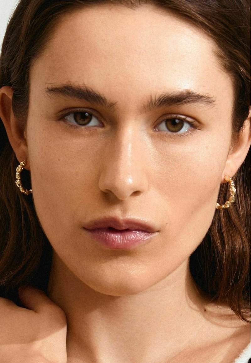 Pilgrim TIDE - Auskarai - gold plated