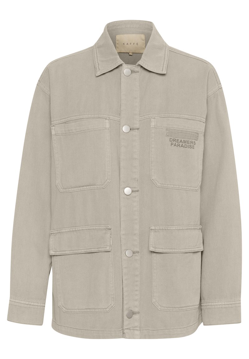 Kaffe Lichte jas grijs