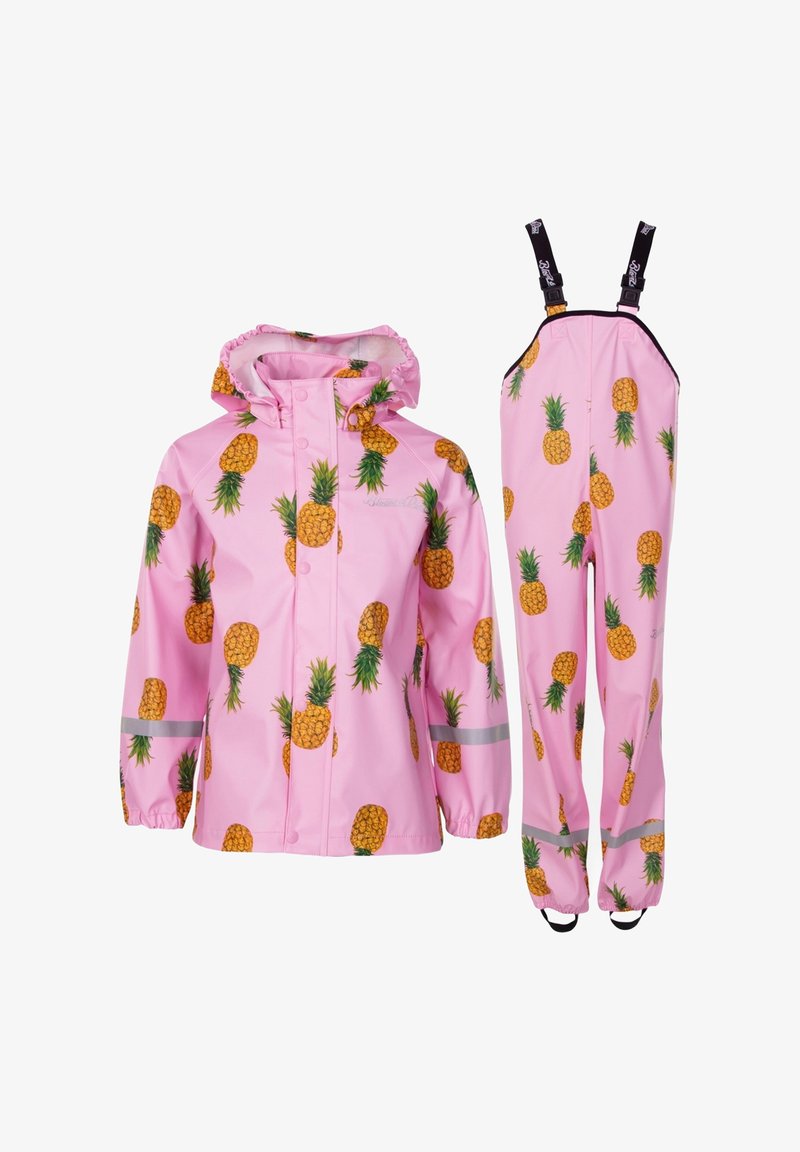 Blount & Pool MONSOON SET - Regnjakke / vandafvisende jakker - pink pineapple