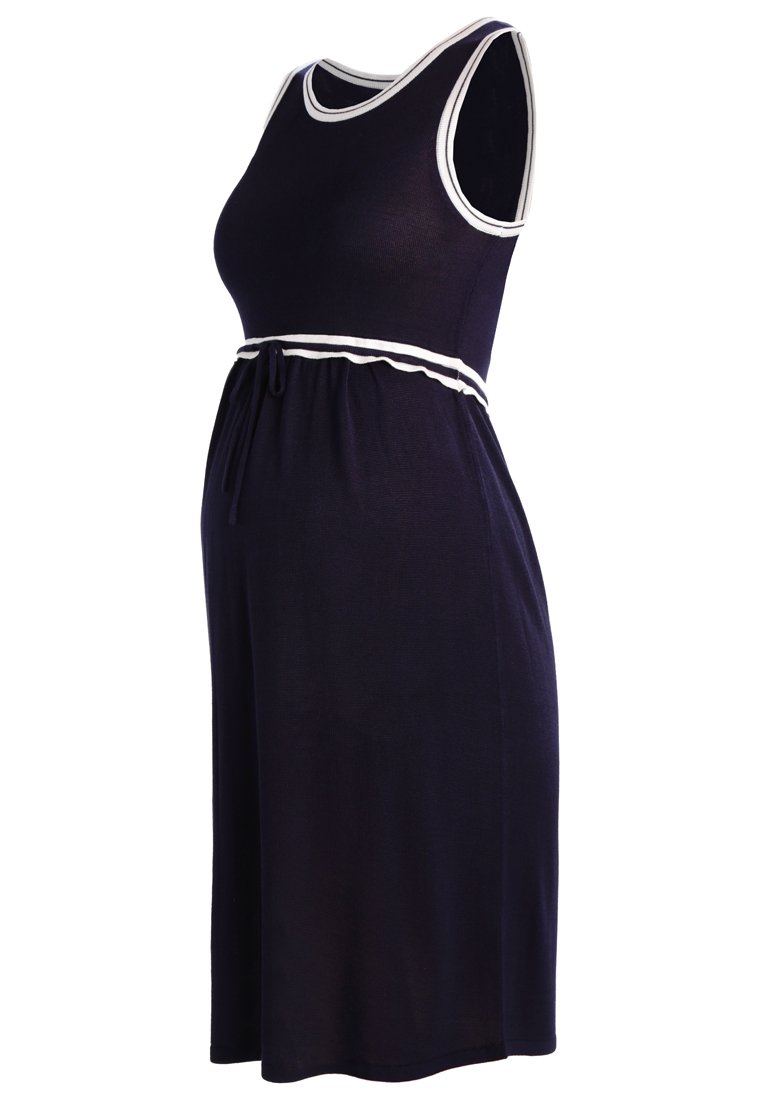 Seraphine Gebreide jurk donkerblauw Seraphine Gebreide jurk donkerblauw