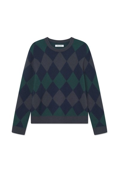 WOOD WOOD WWJAN CREW NECK - Pullover - green gables check
