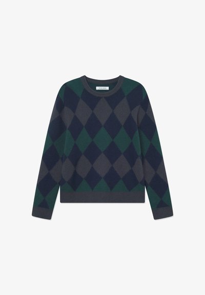 WOOD WOOD WWJAN CREW NECK - Pullover - green gables check