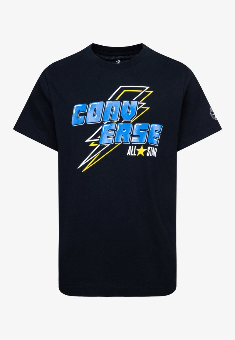 Converse LIGHTNING BOLT TEE - T-shirts print - black