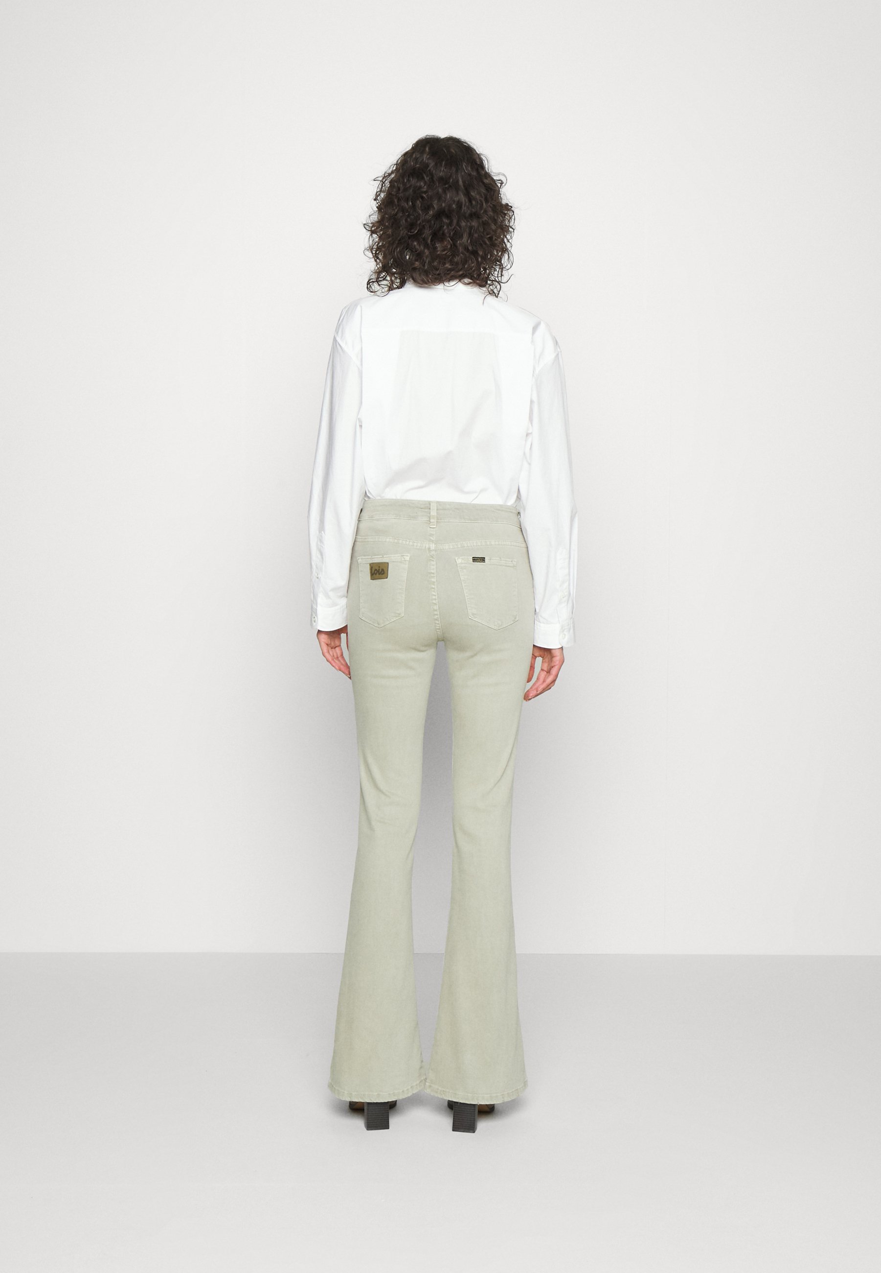 LOIS Jeans RAVAL - Flared Jeans - green 